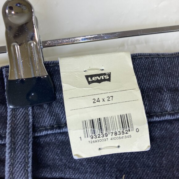 NWT Levis Womens 24x27 Ribcage Straight Ankle Premium Button Fly Jeans NEW - Picture 8 of 10
